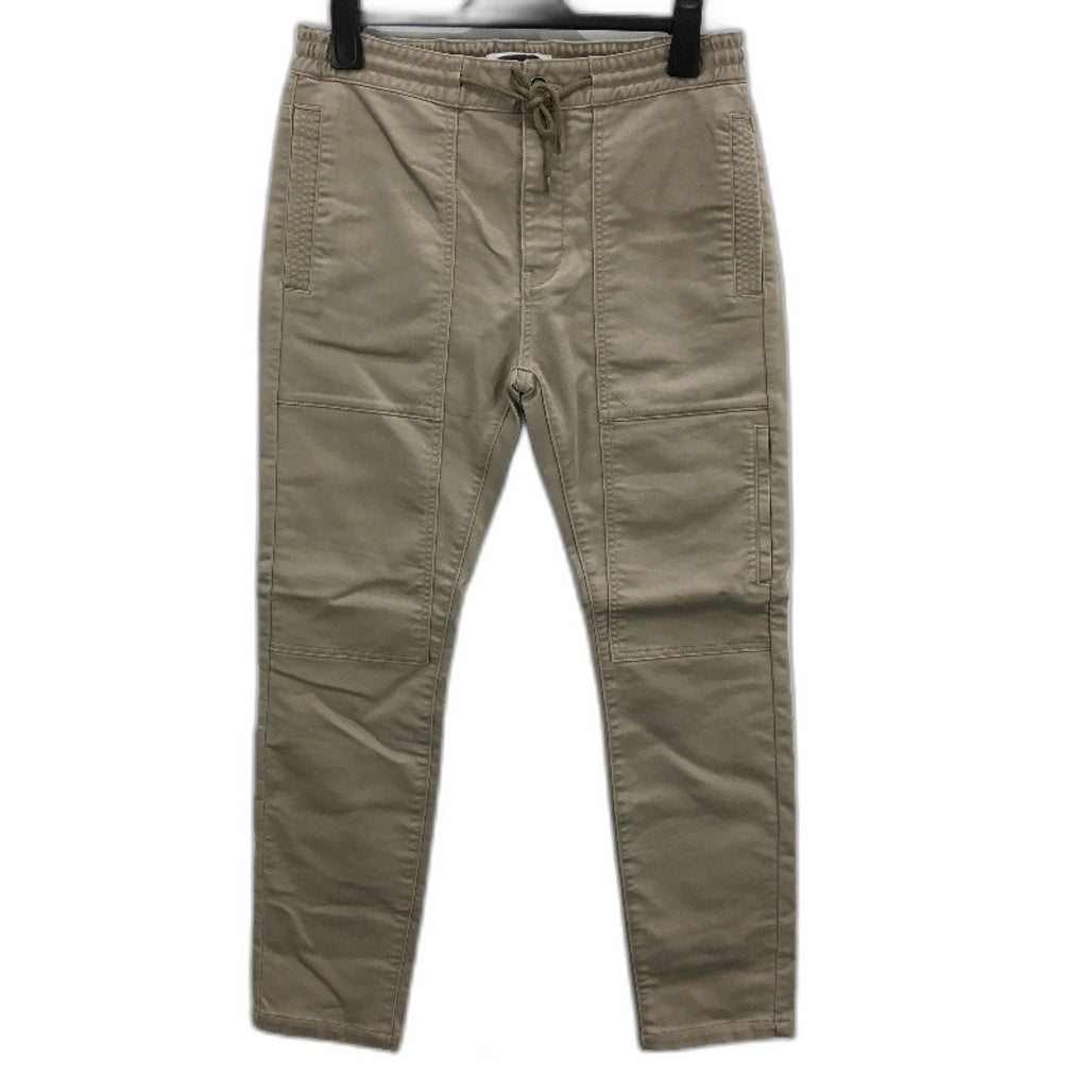 Jeanswest Dark Stone Drawstring & Zip Jax Tapered Utility Pants Mens Size 32 NEW