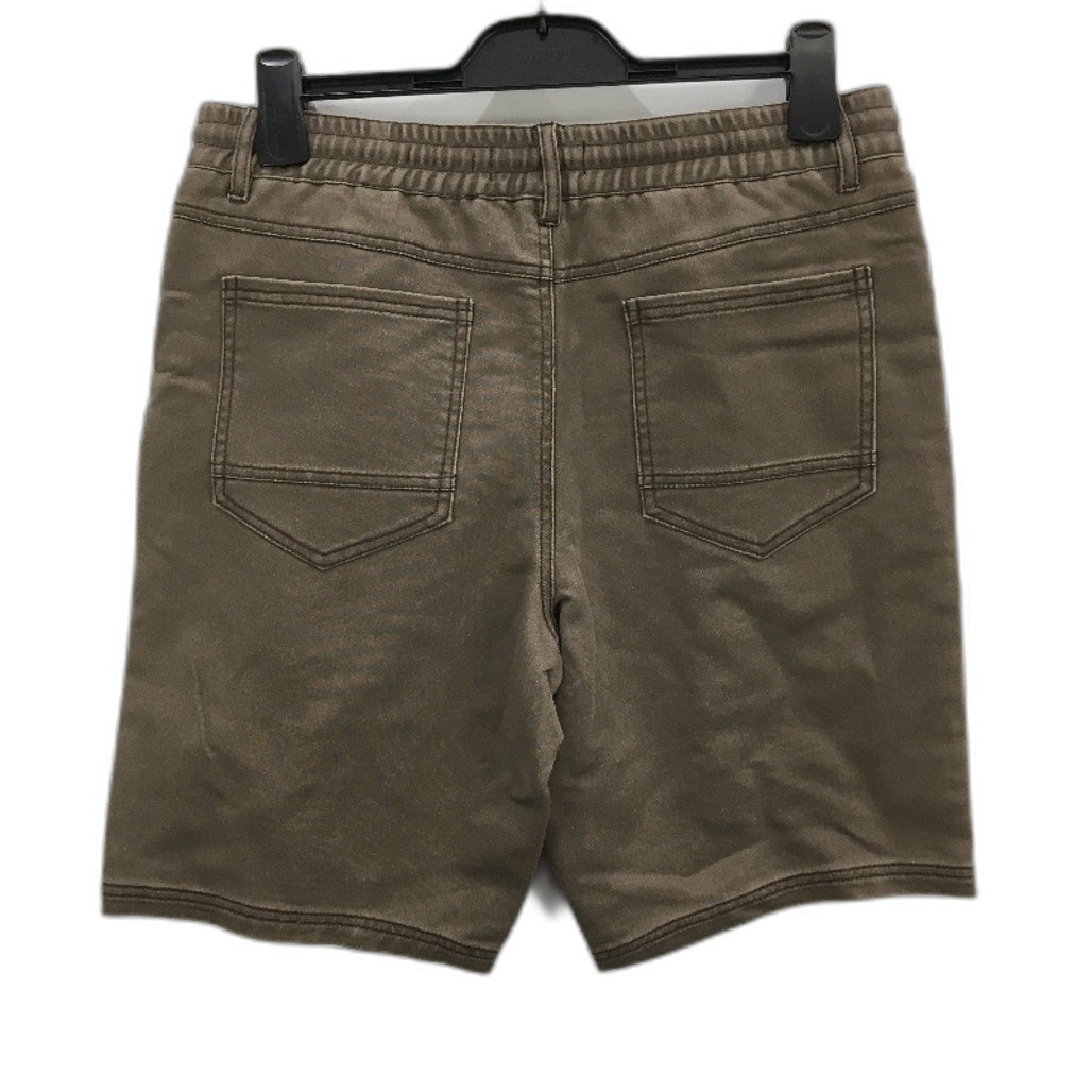 Jeanswest Coffee Brown Eastwood Knit Regular Fit Shorts Mens Size 32 NEW