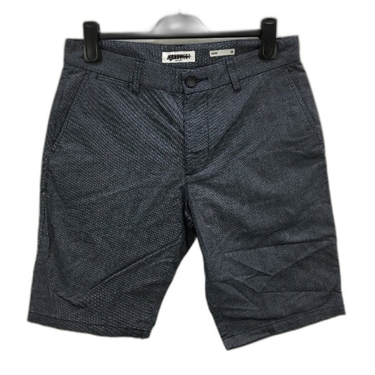 Jeanswest Navy Blue Micro Stripe Classic Fit Chino Style Shorts Mens Sze 32 NEW