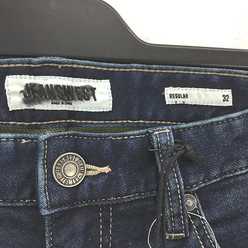 Jeanswest Dark Blue Regular Fit Soft Touch Caleb Denim Shorts Mens Size 32 NEW