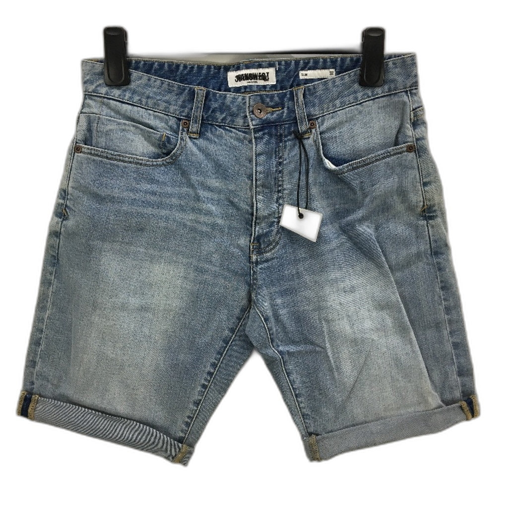 Jeanswest Light Indigo Slim Fit Soft Armstrong Denim Shorts Mens Size 32 NEW