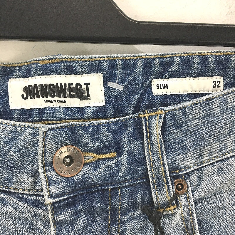 Jeanswest Light Indigo Slim Fit Soft Armstrong Denim Shorts Mens Size 32 NEW
