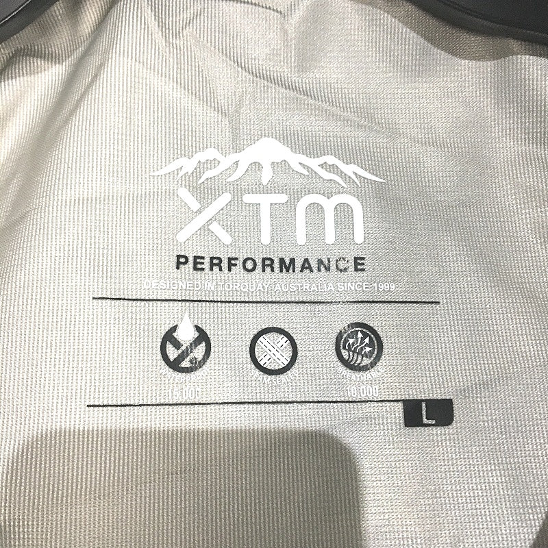 XTM Black Kakadu Seam Sealed Waterproof Rain Jacket Hooded Coat Mens Sze L NEW