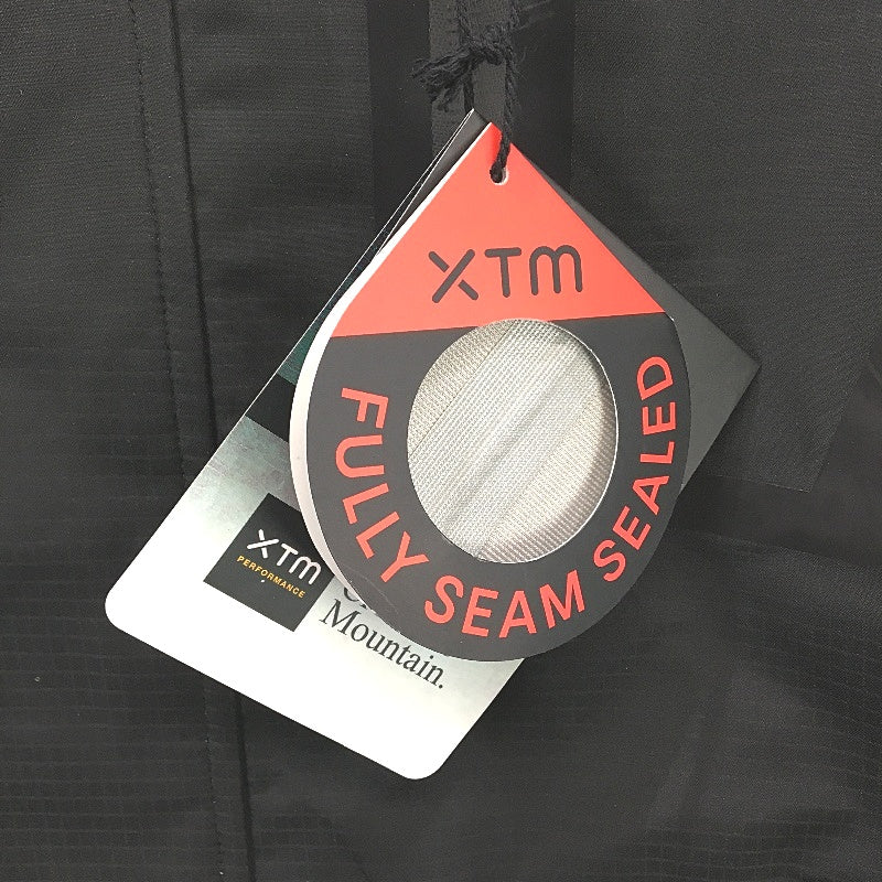 XTM Black Kakadu Seam Sealed Waterproof Rain Jacket Hooded Coat Mens Size M NEW