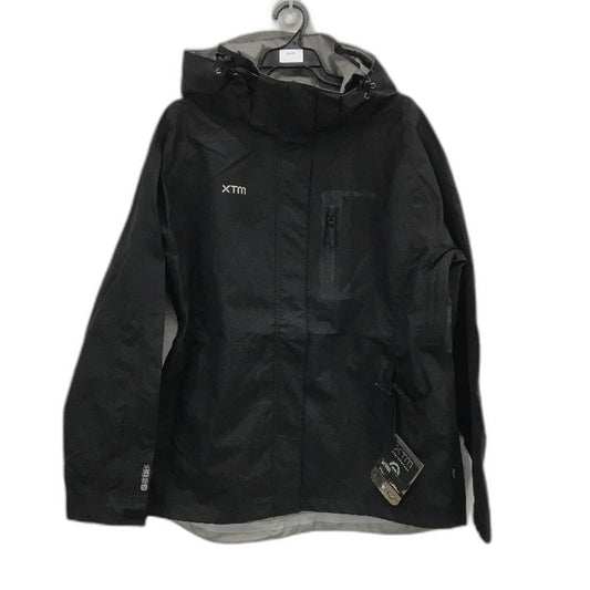 XTM Black Kimberley Seam Sealed Waterproof Hooded Rain Jacket Ladies Size 12 NEW