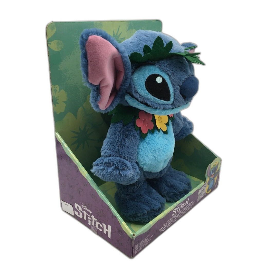 Disney Lilo & Stitch Dance & Sing Stitch Plush Blue Music 35cm Toy Ages 3+ NEW