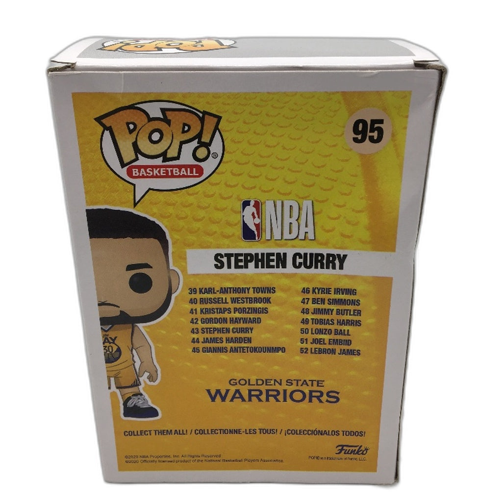 Funko Pop Vinyl Figurine NBA Golden State Warriors Stephen Curry #95 NEW