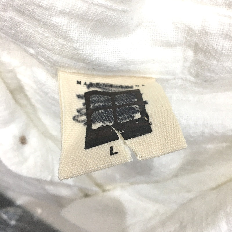 Insight Louie Long Sleeve Relaxed Fit Off White Shirt Mens Size Large NEW