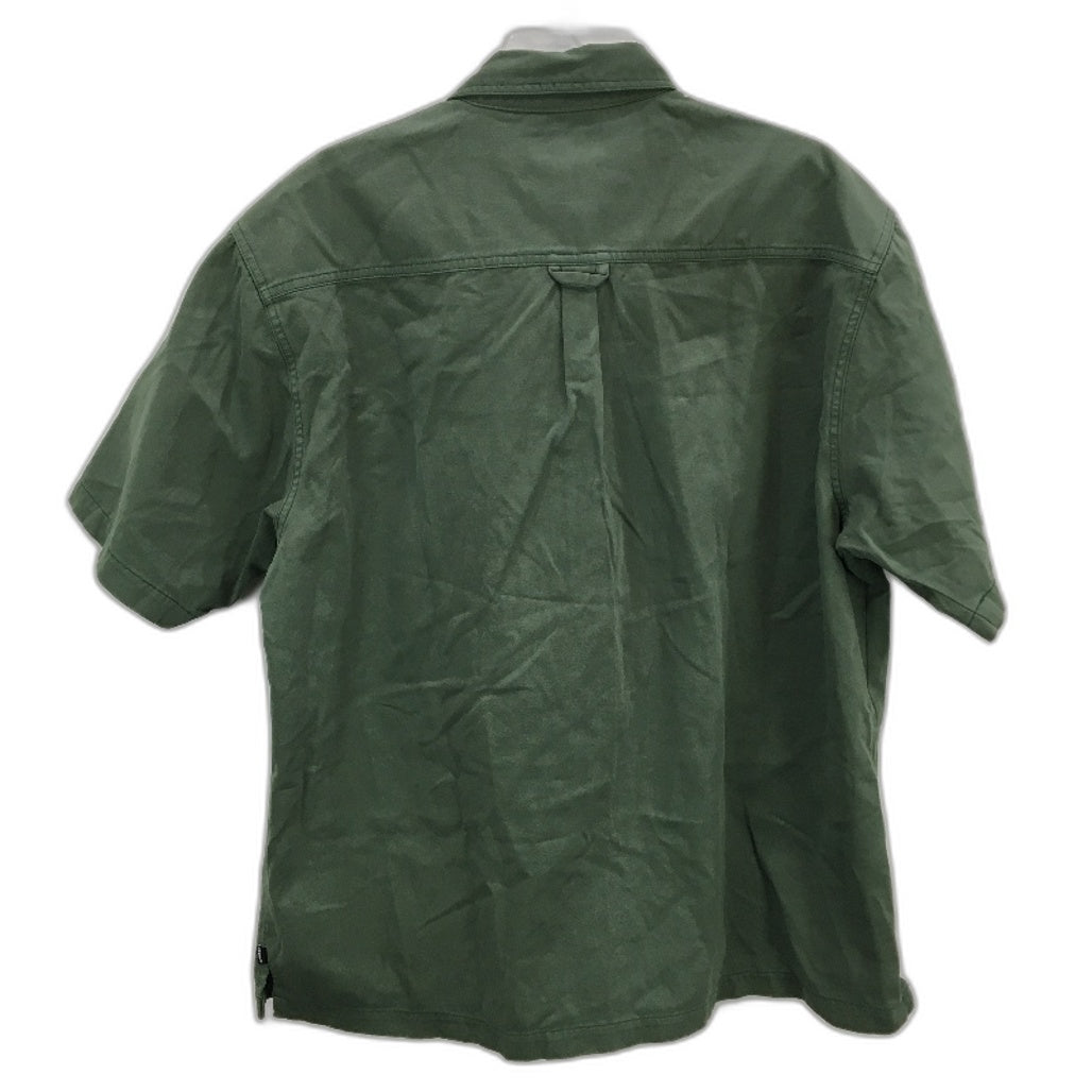 Spencer Project Denim Army Green Button Up Long Sleeve Shirt Mens Sz Medium NEW
