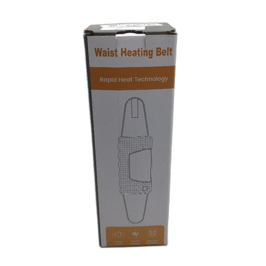 Large Wraparound Auto Shut Off Electric Waist Heating Pad Belt in Grey NEW