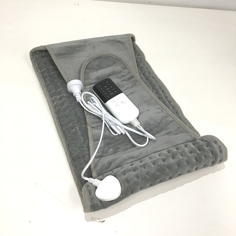 Large Wraparound Auto Shut Off Electric Waist Heating Pad Belt in Grey NEW