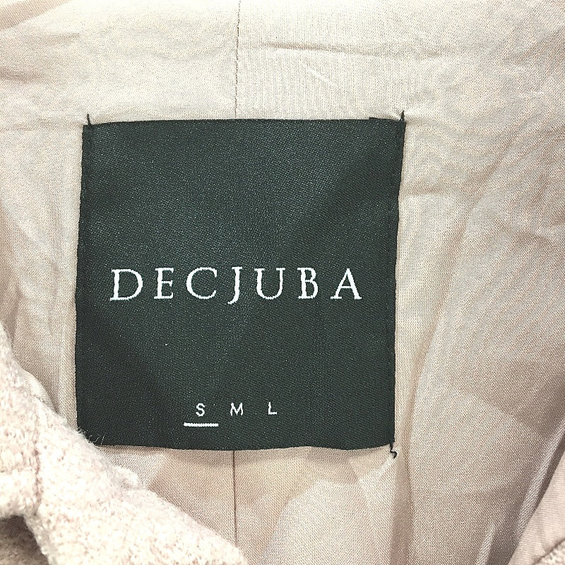 Decjuba Mia Blush Pink Wool Blend Button Up Shacket Ladies Size Small