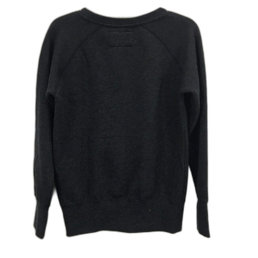 Hurley Graphic Print Charcoal Marle Pullover Fleece Sweatshirt Ladies Size Small