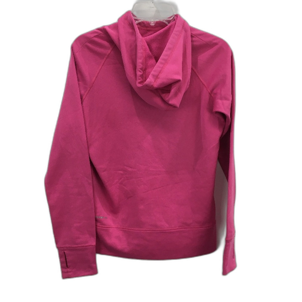 Nike Therma Fit Thumb Holster Fuschia Fleece Hoodie Ladies Size Small