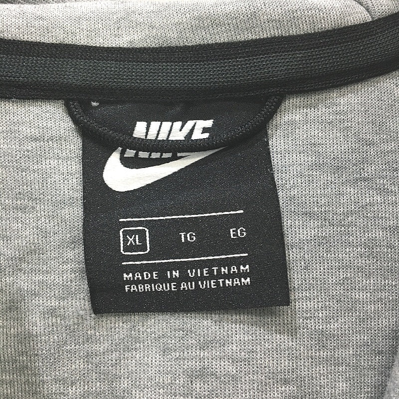Nike Tech Fleece Essentials Thin Grey Marle Zip Up Sports Hoodie Boys Size XL