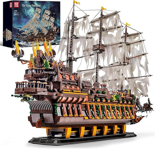 Mould King 13197 4364pcs The Flying Dutchman Ship Model DIY Building Kit NEW