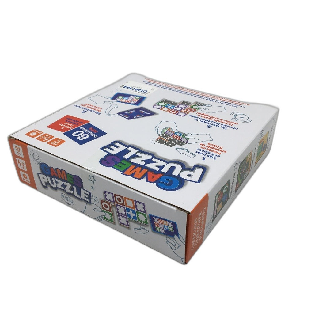 Qingbao 4 Player 60 Challenges Educational Thinking Board Games Puzzles NEW