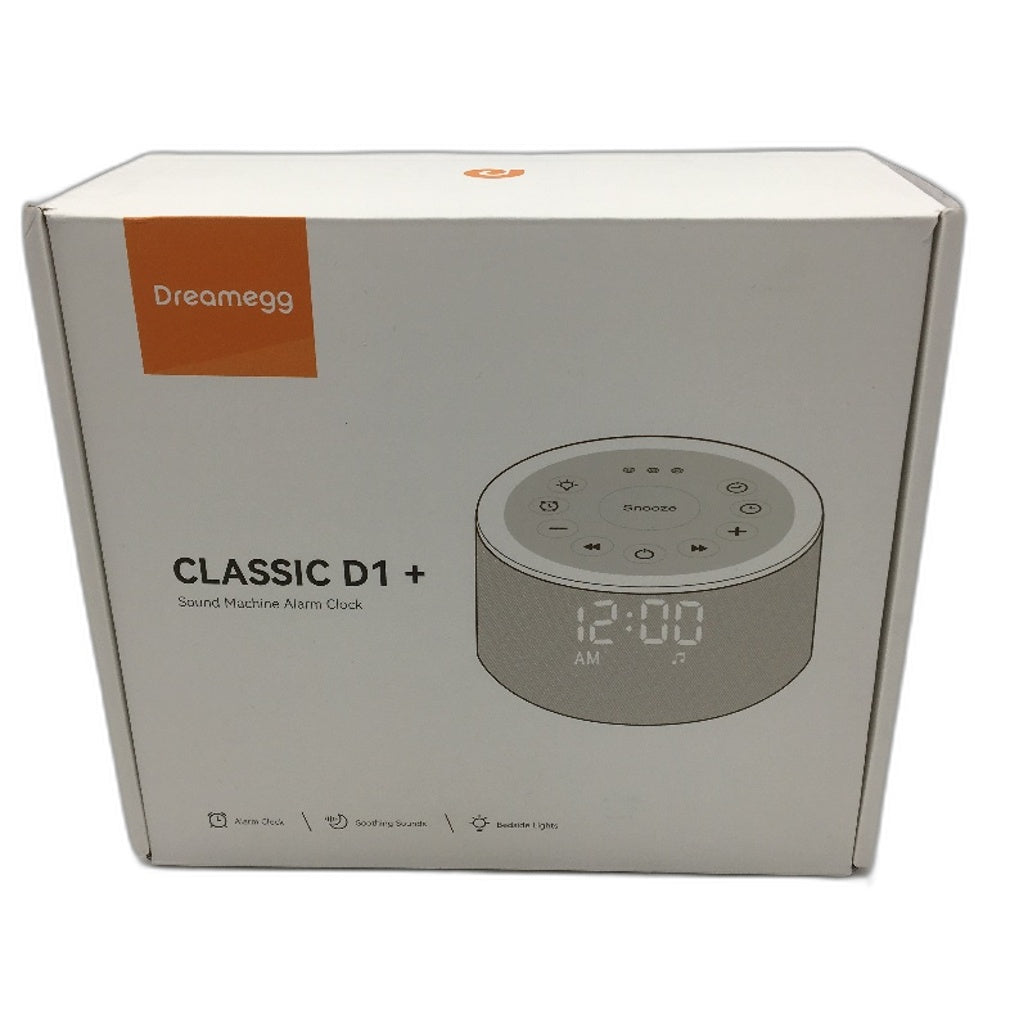 Dreamegg Classic D1 Plus 29 Ambient Sound Machine Alarm Clock in Blue NEW