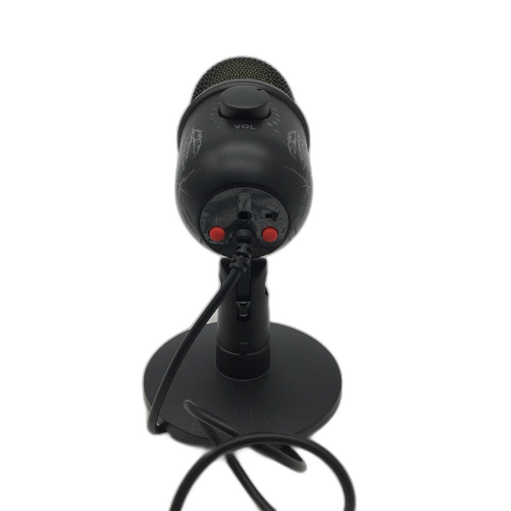 Plug and Play Noise Reduction Black USB Gaming Condenser Microphone NEW