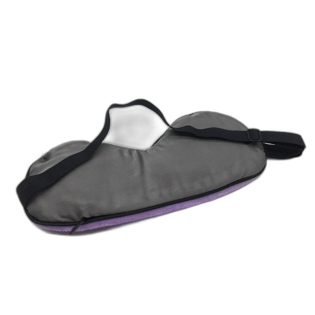 Aroma Season Auto Shutoff Electric Infrared Heated Cotton Eye Mask in Purple NEW