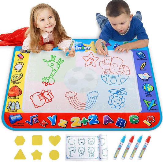 Alago Water Activated Drawing Doodle Mat Kids Colouring Pad Ages 3+ NEW