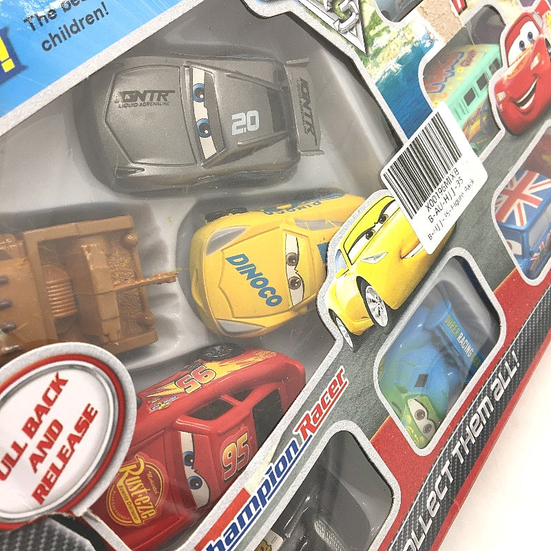 Mini Race Plastic Figurine 12 Piece Lightning Pull Back Car Set  Ages 3+ NEW