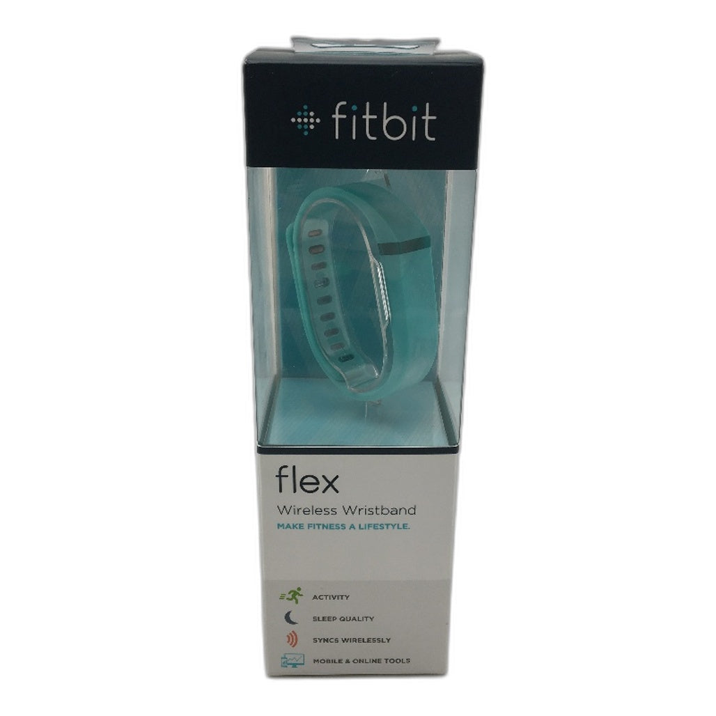 Fit Bit Teal Flex Wireless Activity & Sleep Tracker Bluetooth Wristband NEW