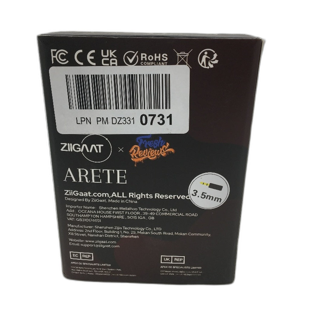 Ziigaat x Fresh Review Arete In Ear Monitor 1DD 4BA Hybrid Ear Phones NEW