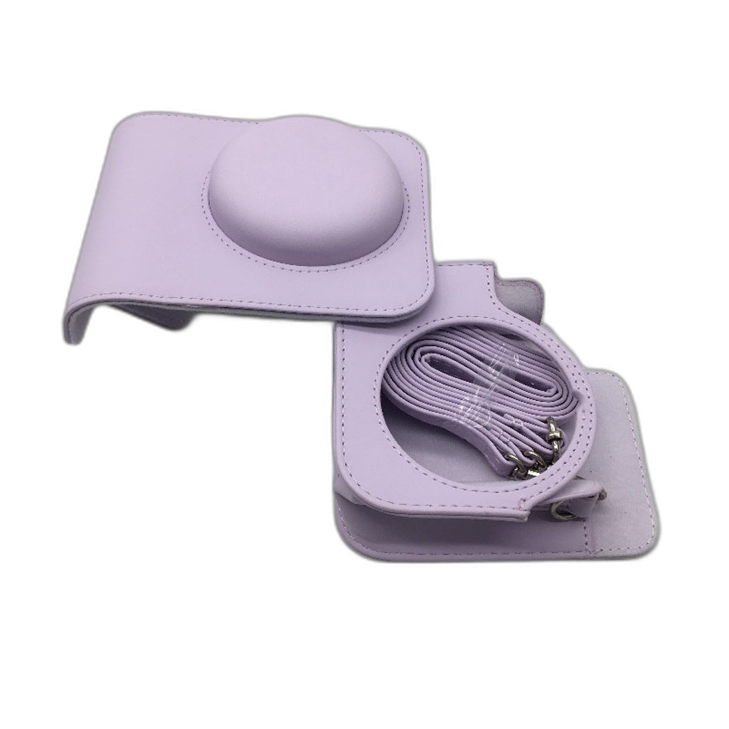 Caiyoule Lilac Instax Camera Case With Shoulder Srap & Mini Photo Album NEW