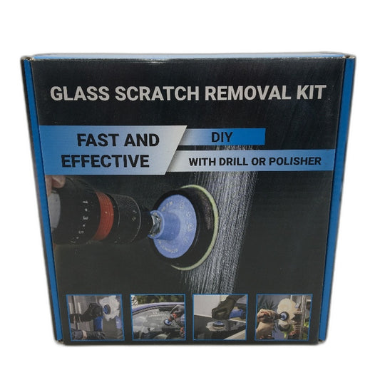 Glass Polish DIY With Drill Or Polisher Fast & Effective Scratch Removal Kit NEW