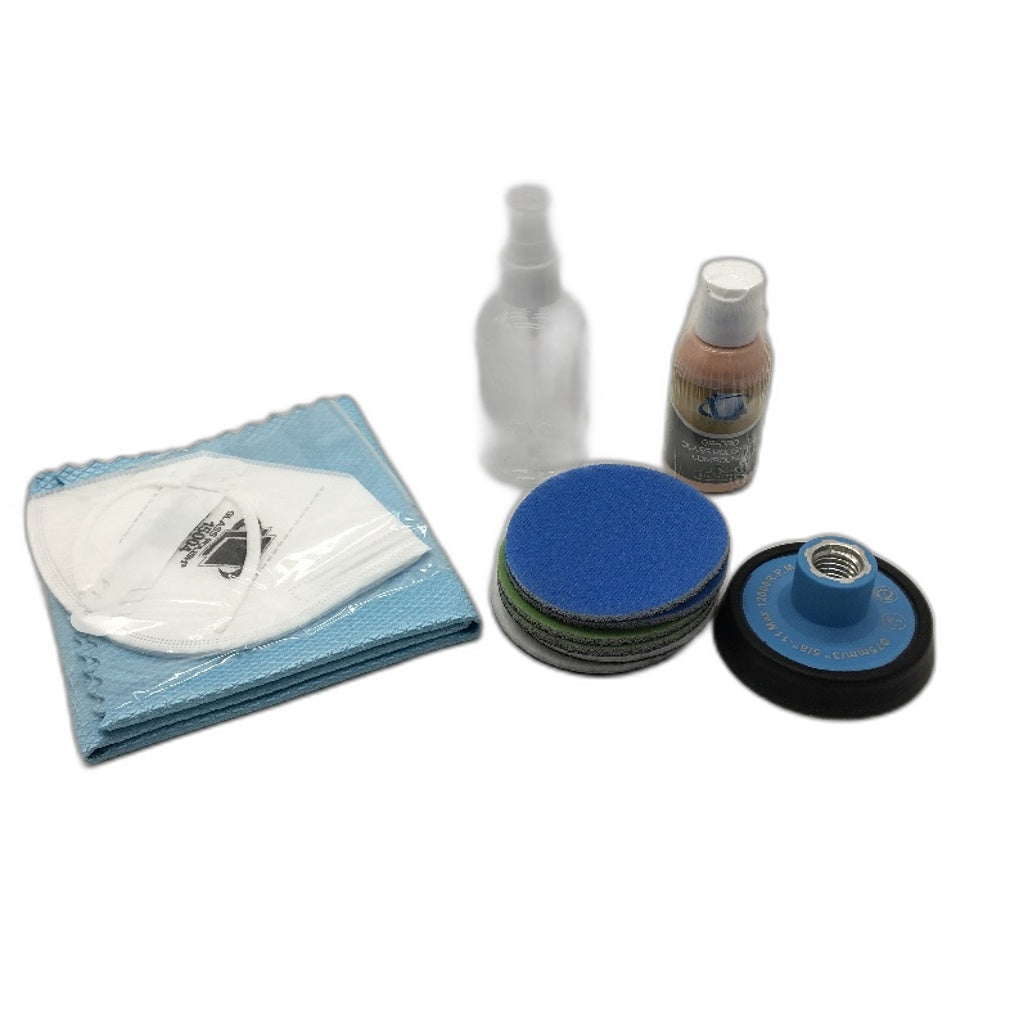 Glass Polish DIY With Drill Or Polisher Fast & Effective Scratch Removal Kit NEW