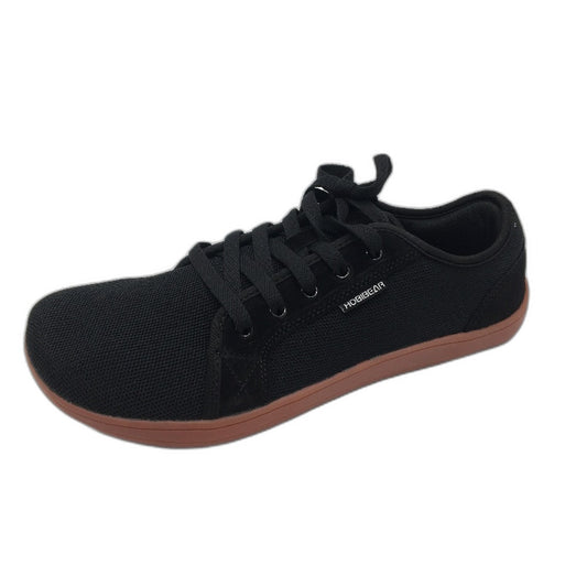 Hobibear Minimalist Barefoot Black Cloth Zero Drop Shoes Mens WIDE EU 45 NEW