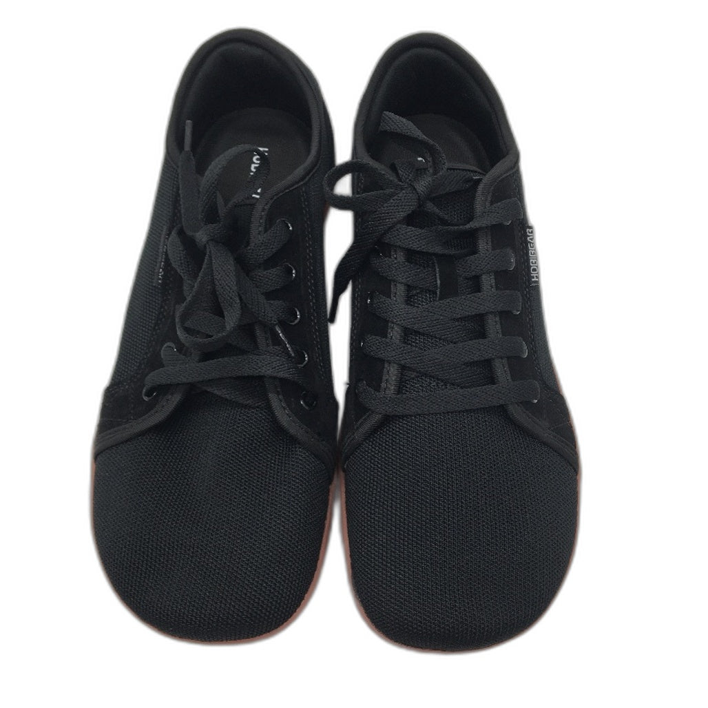 Hobibear Minimalist Barefoot Black Cloth Zero Drop Shoes Mens WIDE EU 45 NEW