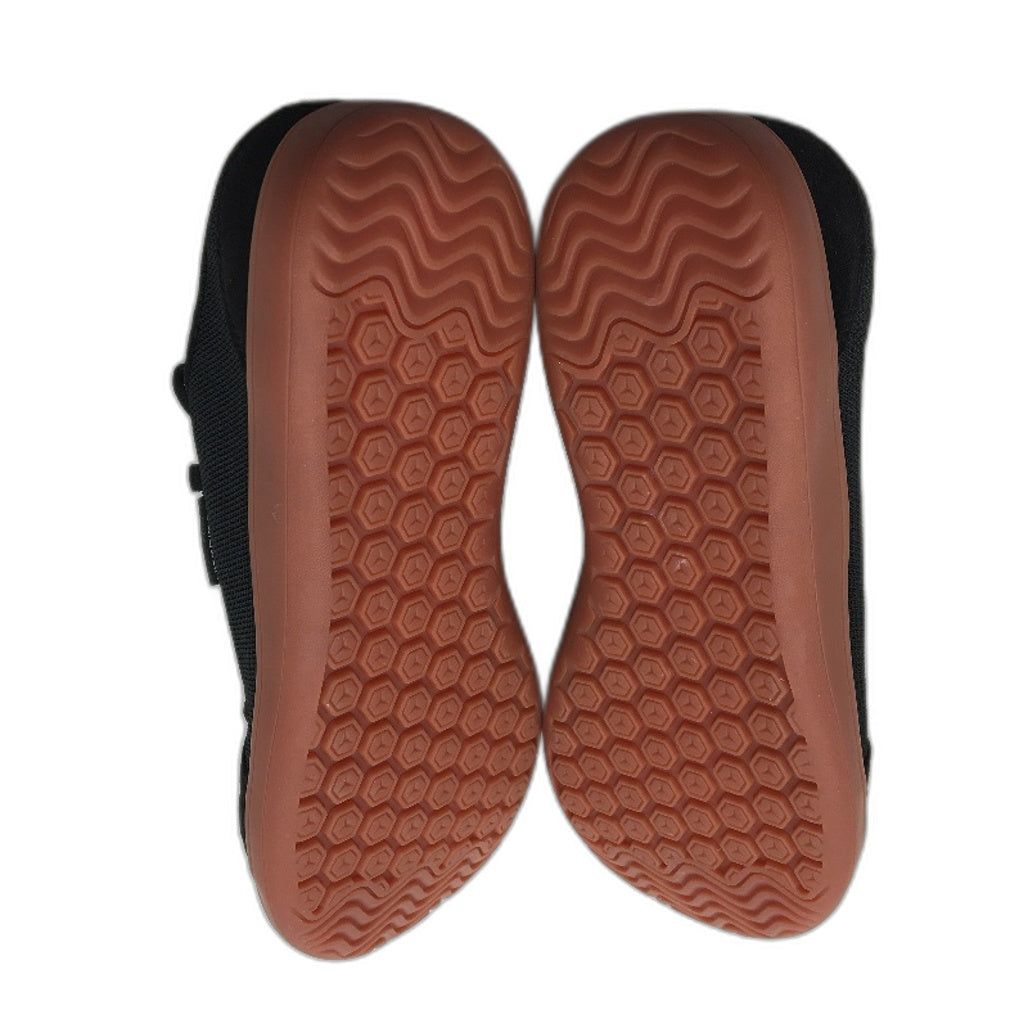 Hobibear Minimalist Barefoot Black Cloth Zero Drop Shoes Mens WIDE EU 45 NEW