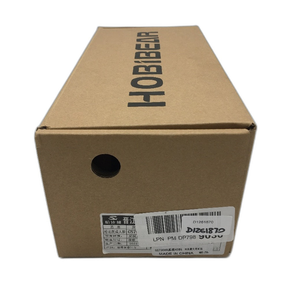 Hobibear Minimalist Barefoot Black Cloth Zero Drop Shoes Mens WIDE EU 45 NEW