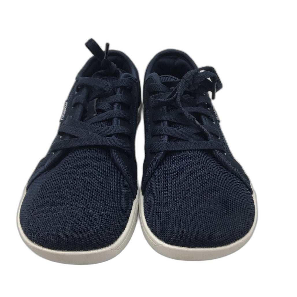 Hobibear Minimalist Barefoot Navy Mesh Cloth Zero Drop Shoes Mens WIDE EU 44 NEW