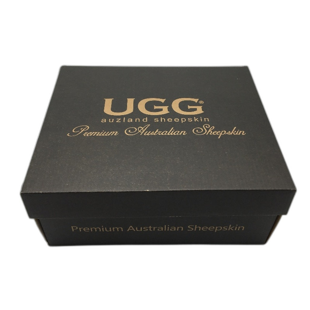 UGG Sheepskin Chesnut Thick Sole Suff Platfrom Slippers Ladies Size 7 EUR 38 NEW