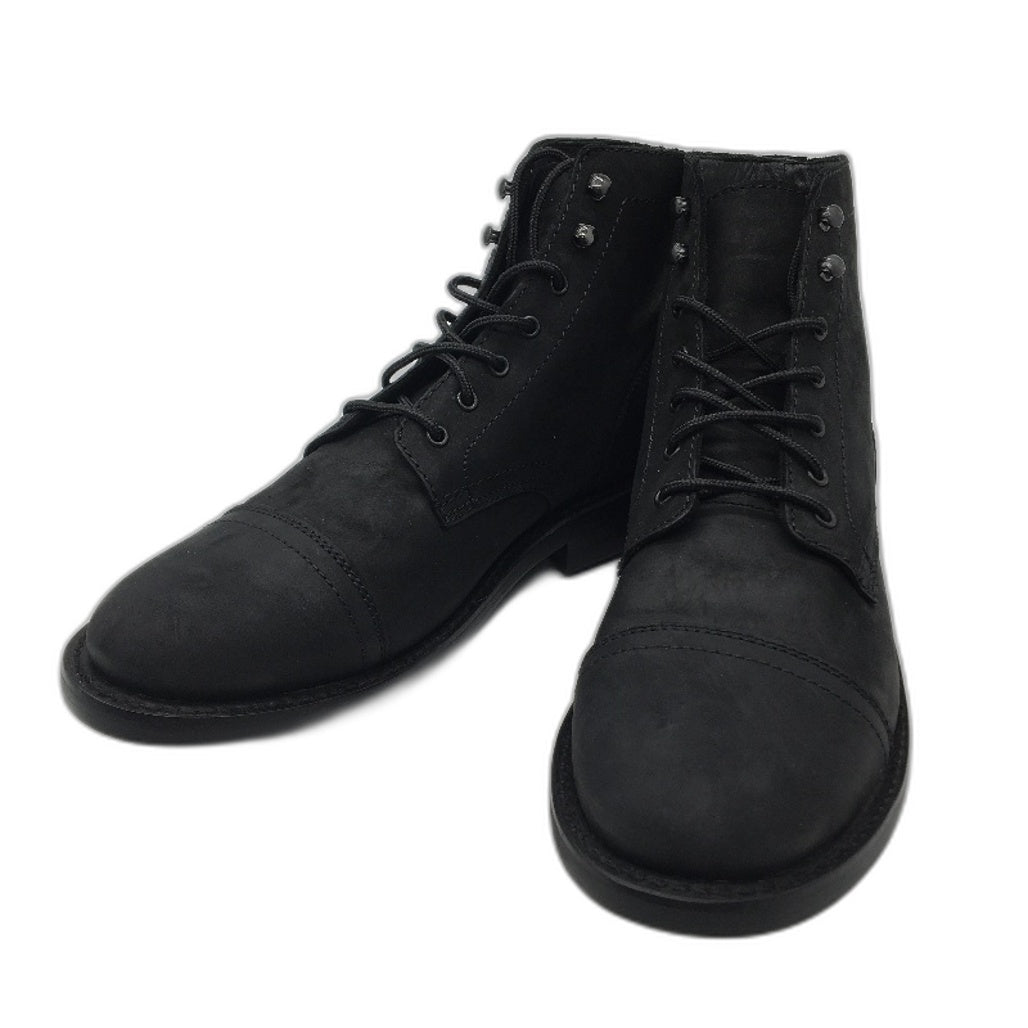 Thursday Boot Company Black Matte Leather Captain Boots Mens Size US 9.5 DEMO