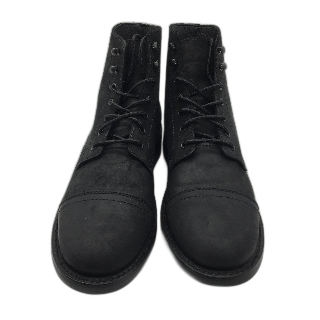 Thursday Boot Company Black Matte Leather Captain Boots Mens Size US 9.5 DEMO
