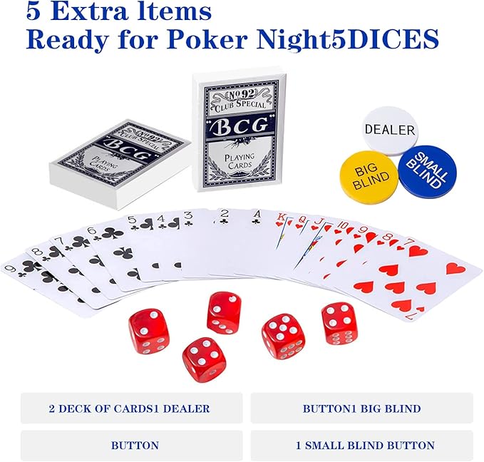 All in One 500 Piece Ultimate Poker Game Chip Set in Carrying Case DEMO