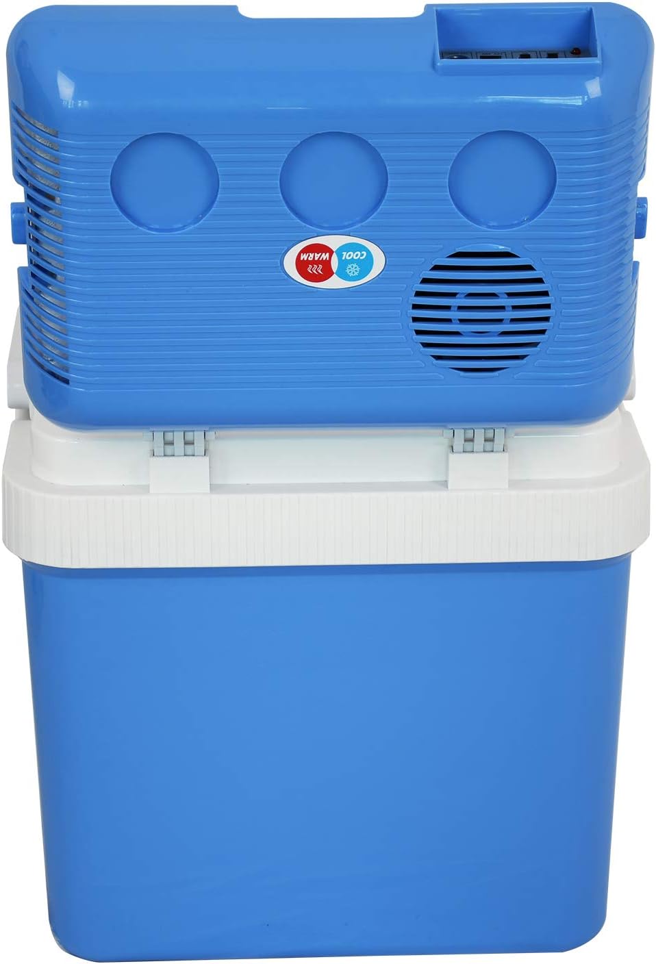 24L 12V Portable Mini Thermoelectric Travel Car Camping Cooler in Blue NEW