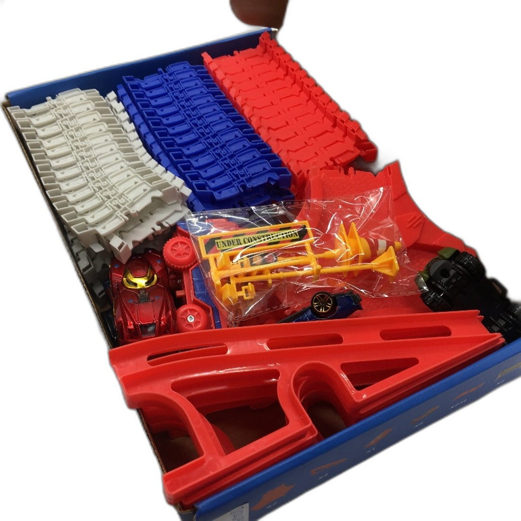 Spider Superhero Theme Car Flexible Track Toys for Ages 3 Plus NEW