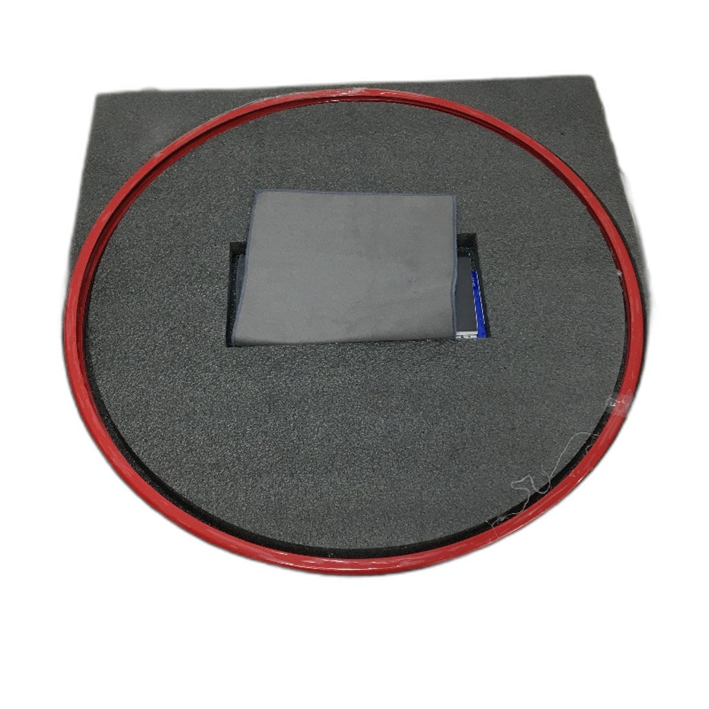 EVOOOR 19 Inch Automative Alloy Wheel Rim Protector Trim Ring in Bright Red DEMO