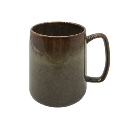 24oz Vintage Style Glazed Ceramic Extra Large Brown Coffee Mug NEW