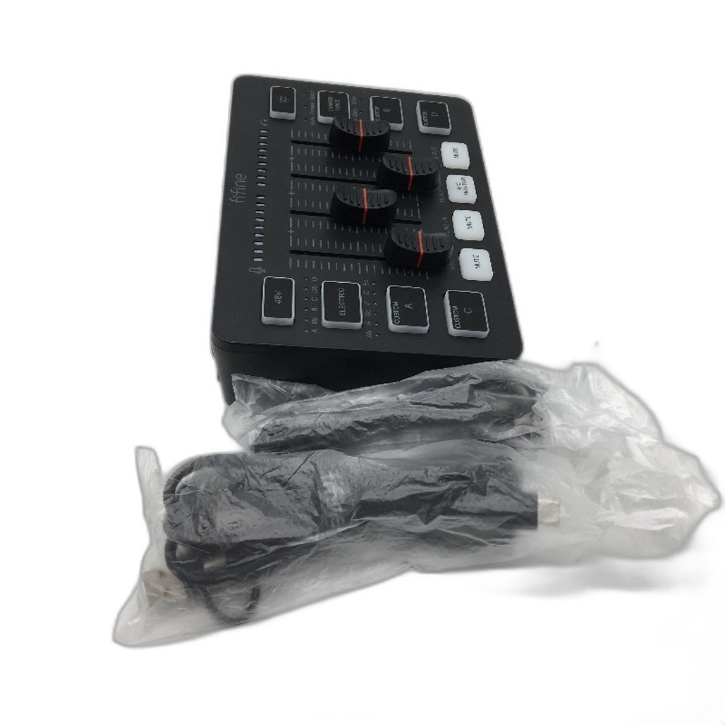 Fifine SC3 Channel Control Gaming Audio Mixer with XLR Microphone Interface DEMO