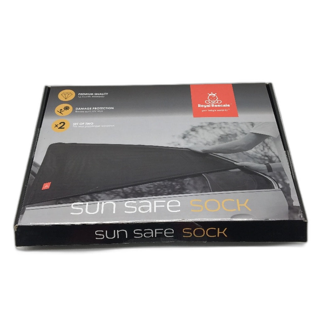 Royal Rascals 2 Piece 40 Plus UV Protection Car Window Sun Shades DEMO