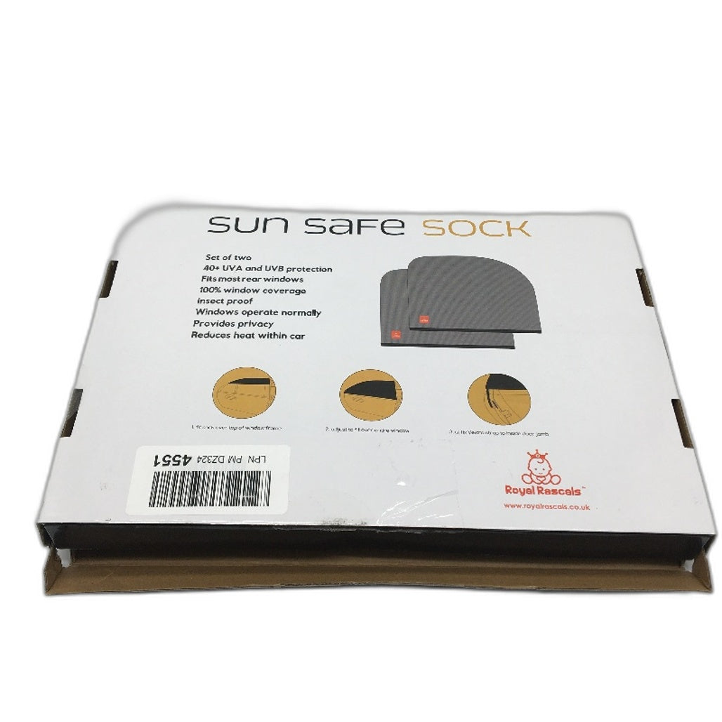 Royal Rascals 2 Piece 40 Plus UV Protection Car Window Sun Shades DEMO