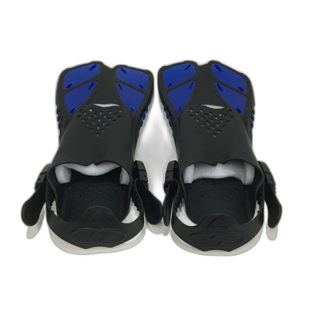Adjustable Buckled Open Heel Swim Snorkel Blue Swimming Fins Size S/M NEW