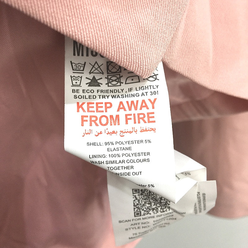 Missguided Double Breasted Pink Fully Lined Blazer Jacket Ladies Size 10P NEW