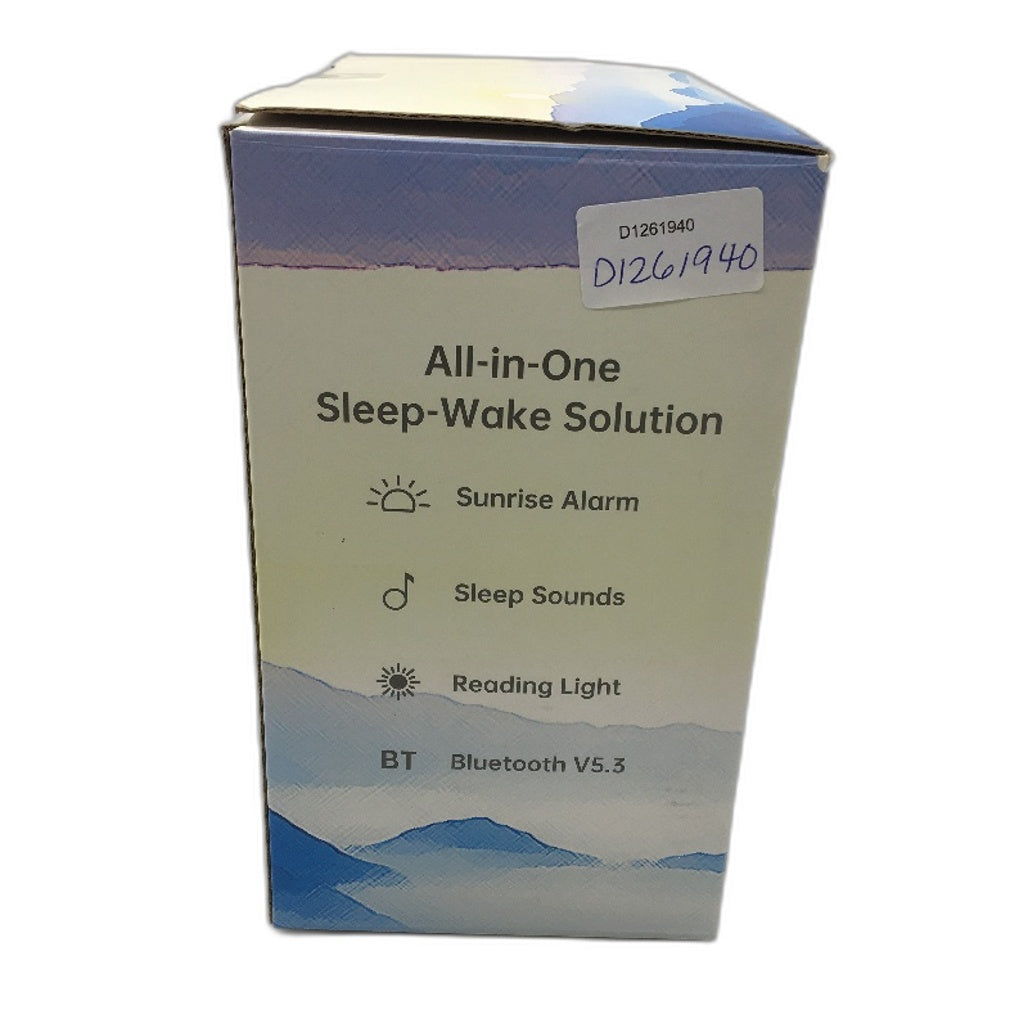 H03 Sleep-Wake Companion Sunrise Alarm Clock Sleep Sound Machine in Beige NEW